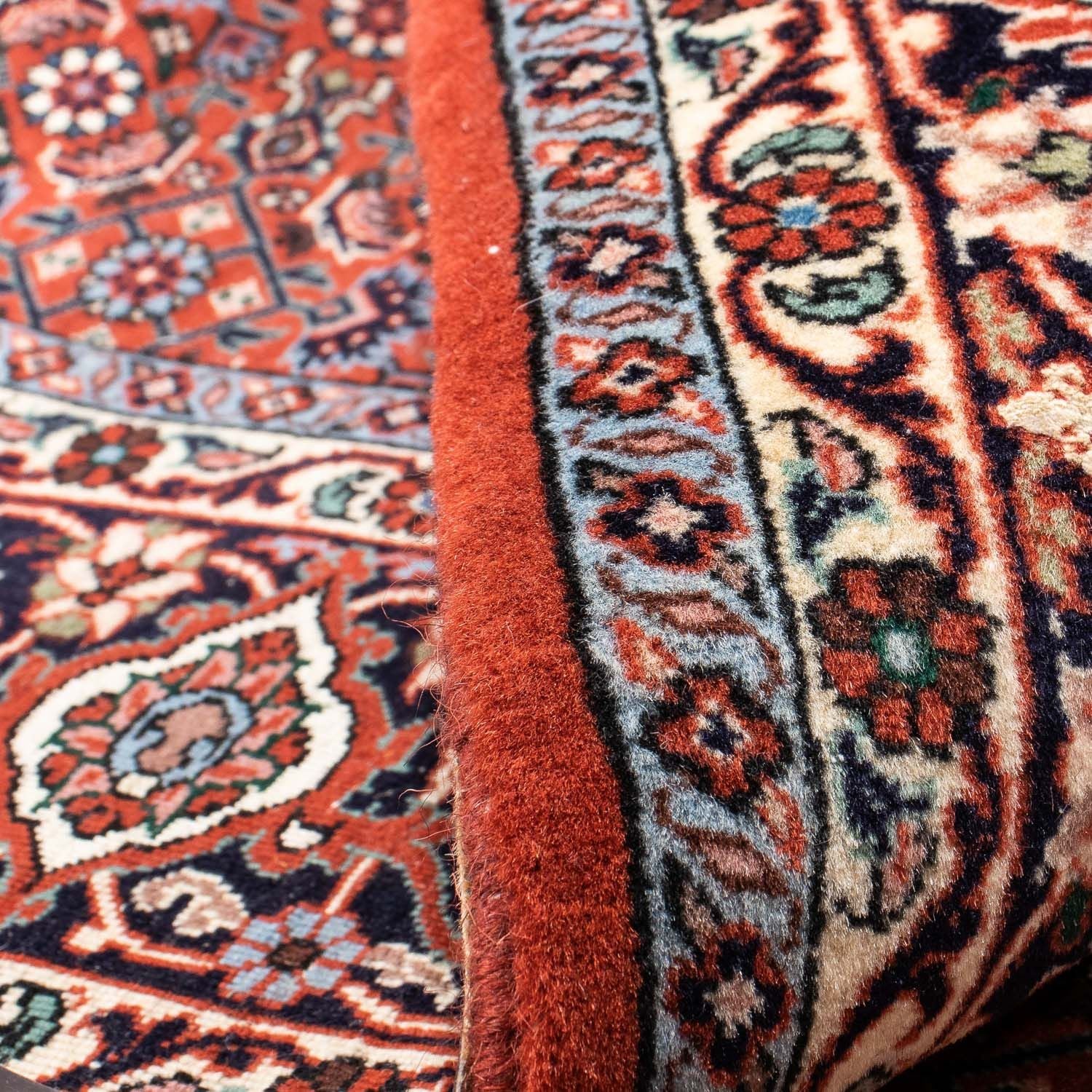 Alfombra persa - Bidjar - 228 x 172 cm - rojo