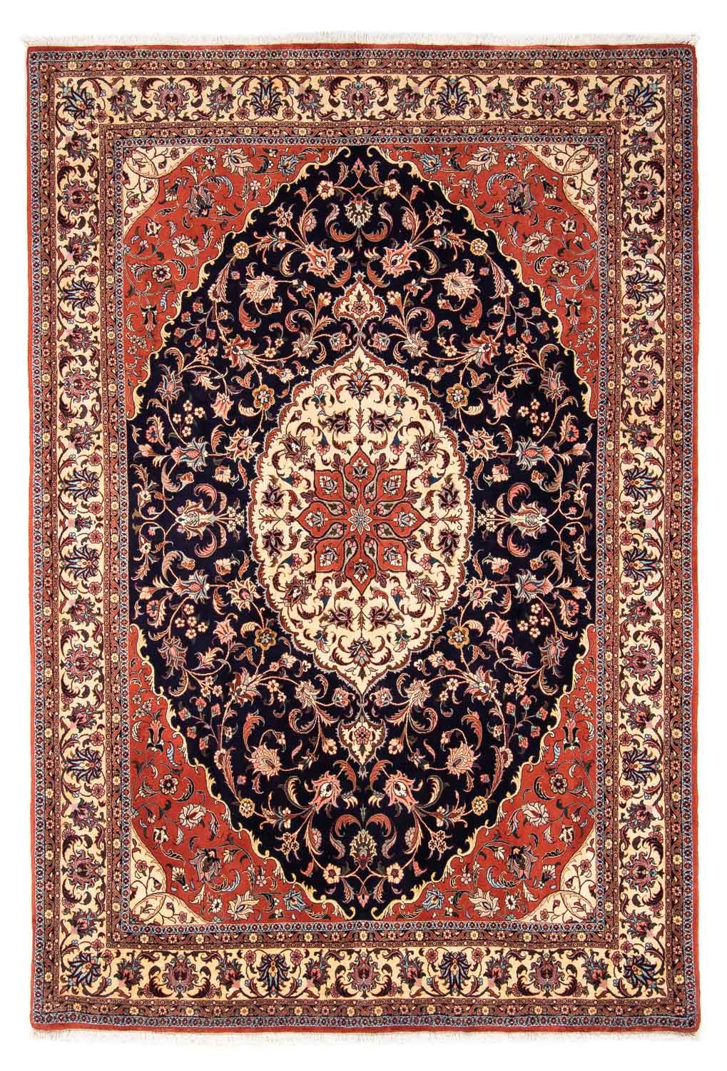 Alfombra persa - Bidjar - 260 x 176 cm - azul oscuro