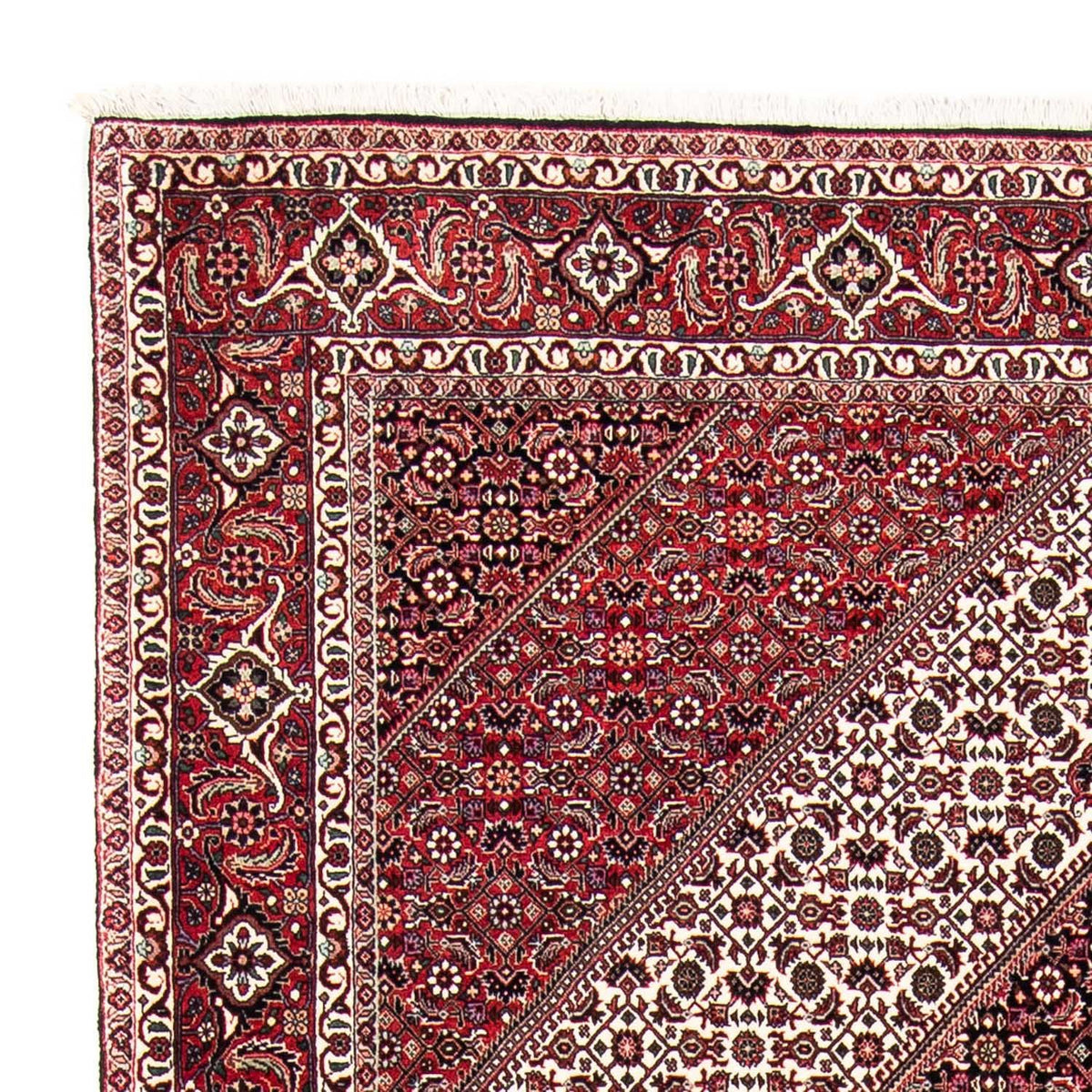 Alfombra persa - Bidjar - 240 x 170 cm - rojo claro