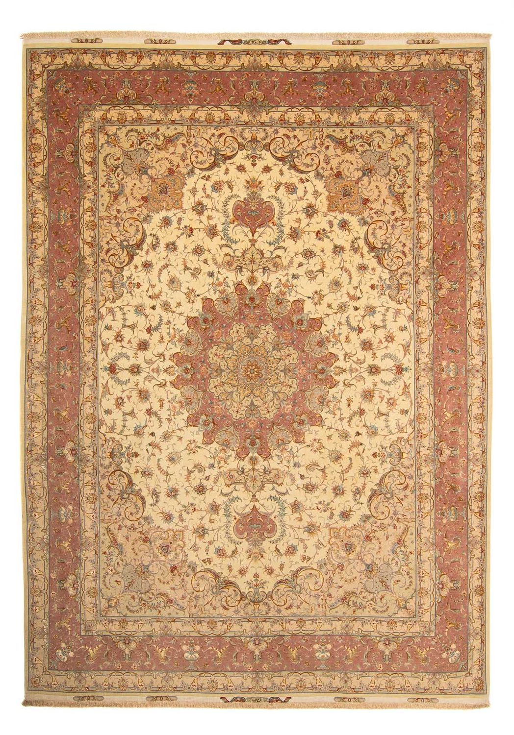 Alfombra Persa - Tabriz - Real - 404 x 300 cm - marrón