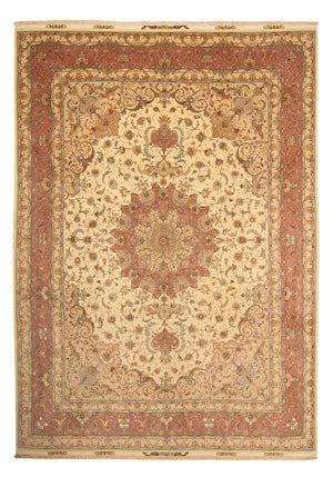 Alfombra Persa - Tabriz - Real - 404 x 300 cm - marrón