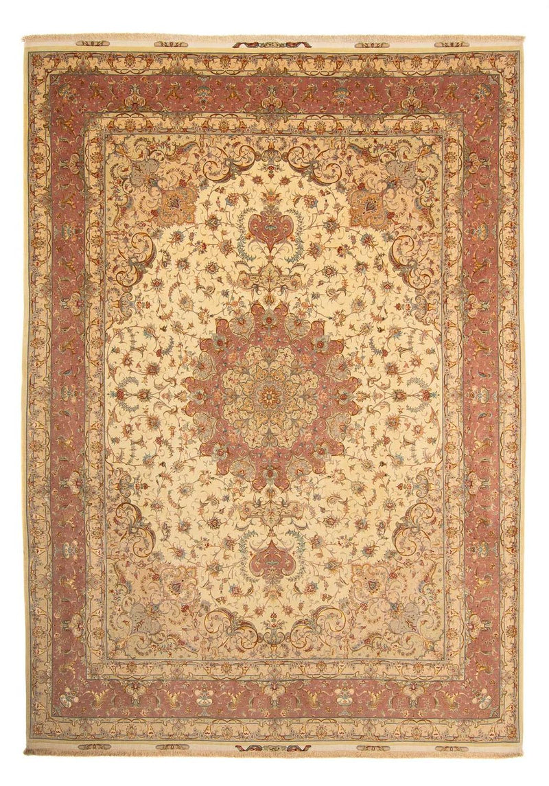 Alfombra Persa - Tabriz - Real - 404 x 300 cm - marrón