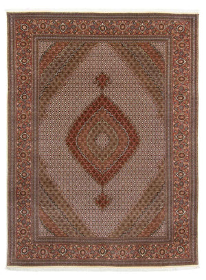 Alfombra Persa - Tabriz - Real - 349 x 250 cm - marrón