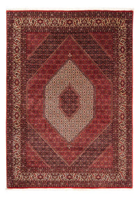 Alfombra persa - Bidjar - 248 x 171 cm - rojo oscuro