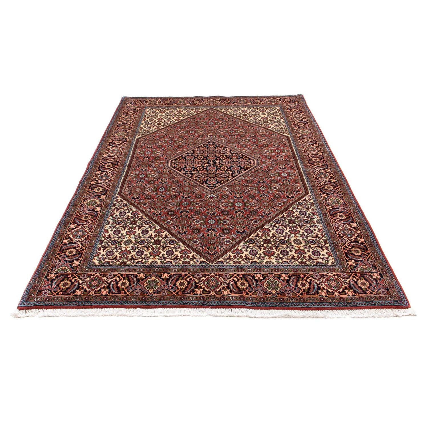 Alfombra persa - Bidjar - 229 x 143 cm - rojo
