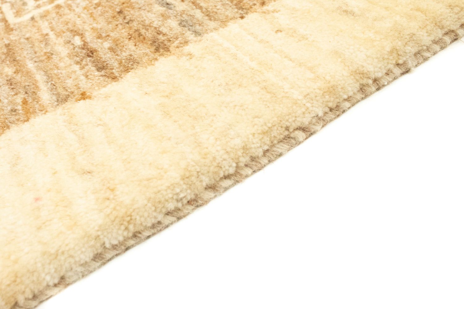 Alfombra Gabbeh - Loribaft Persa - 242 x 162 cm - marrón claro