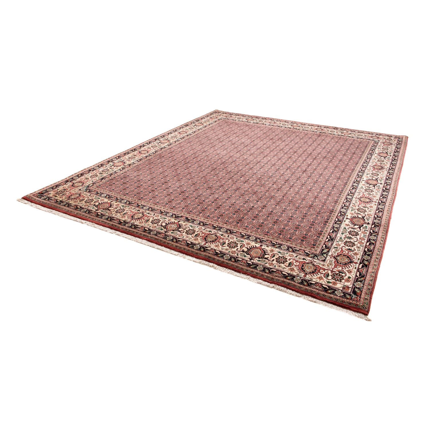Alfombra persa - Bidjar - 308 x 254 cm - rojo claro