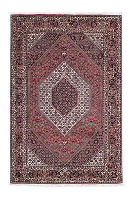 Alfombra persa - Bidjar - 205 x 130 cm - rojo claro