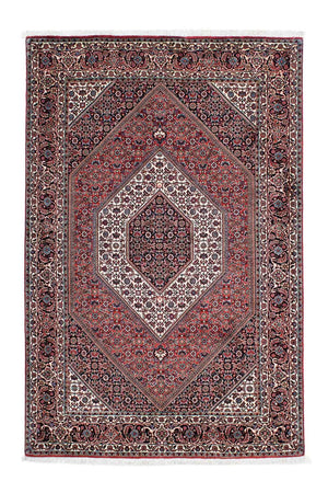 Alfombra persa - Bidjar - 205 x 130 cm - rojo claro