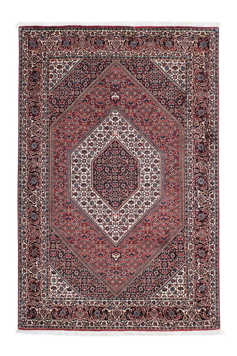 Alfombra persa - Bidjar - 205 x 130 cm - rojo claro