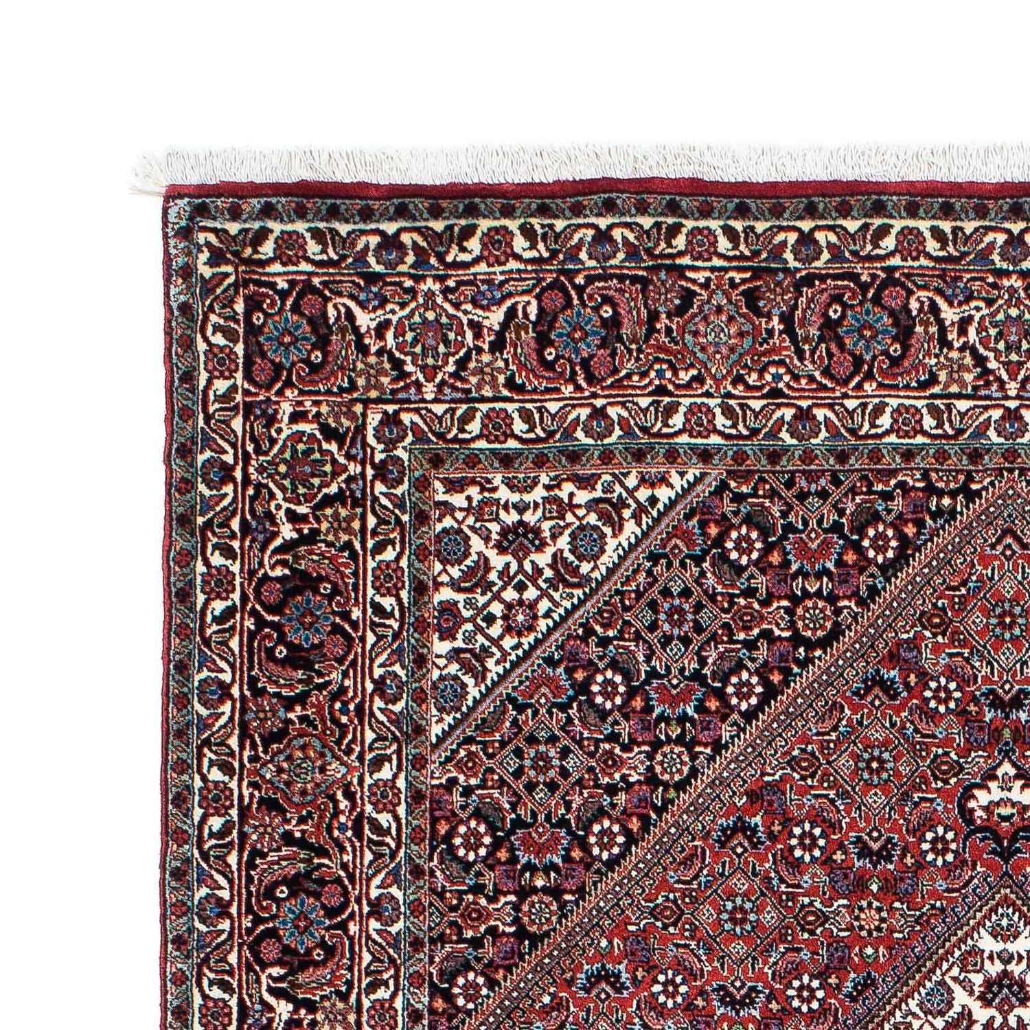 Alfombra persa - Bidjar - 205 x 130 cm - rojo claro