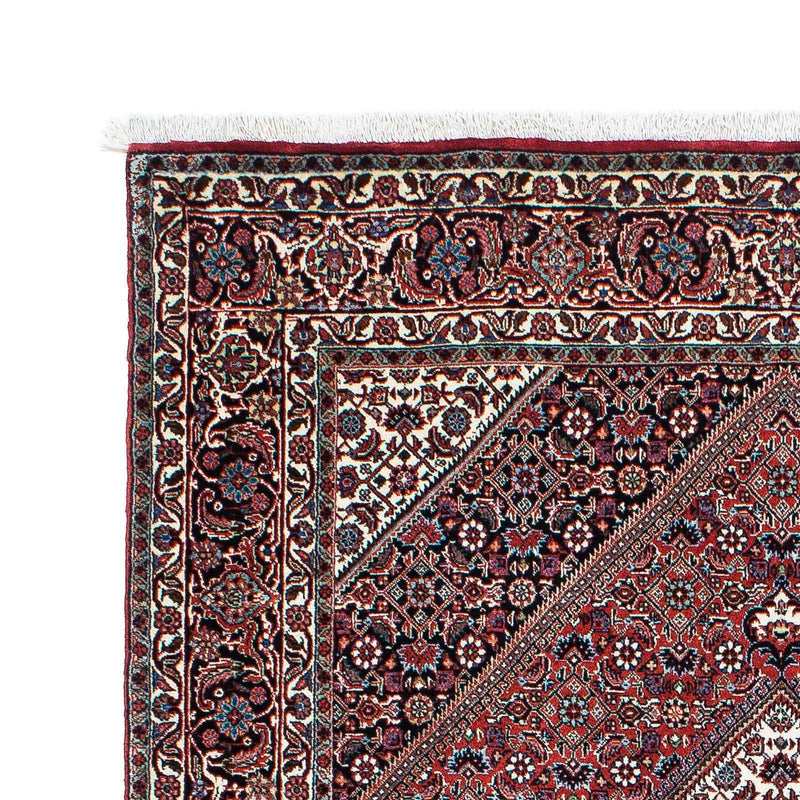 Alfombra persa - Bidjar - 205 x 130 cm - rojo claro