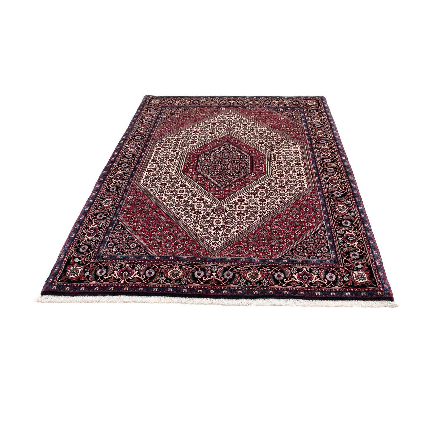 Alfombra persa - Bidjar - 205 x 128 cm - beige
