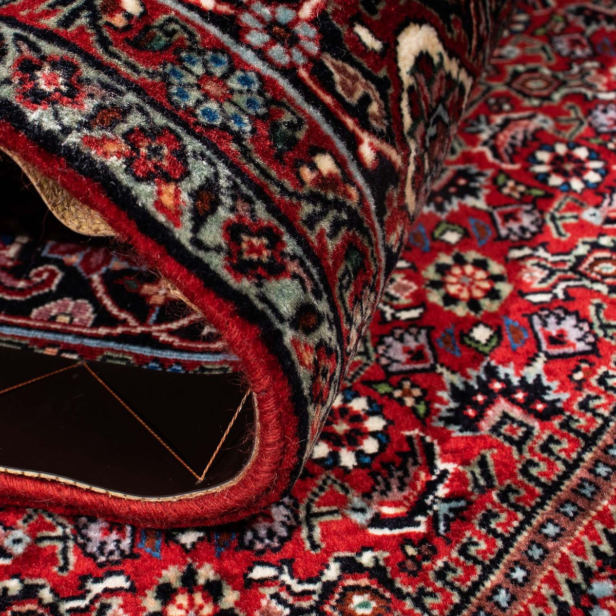 Alfombra persa - Bidjar - 229 x 170 cm - rojo