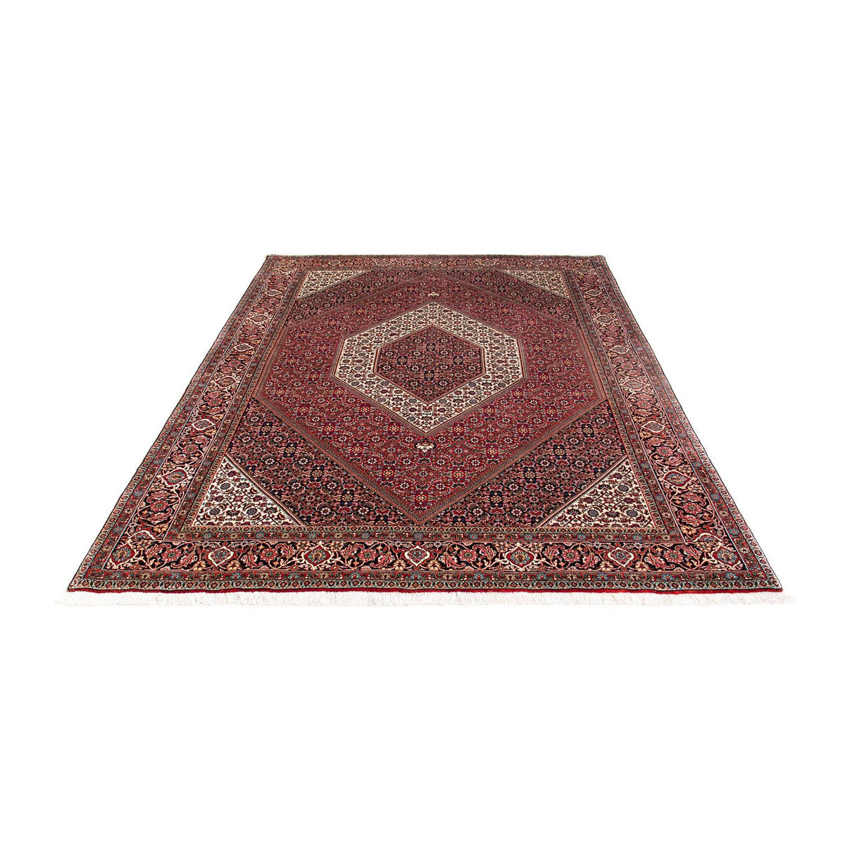 Alfombra persa - Bidjar - 229 x 170 cm - rojo