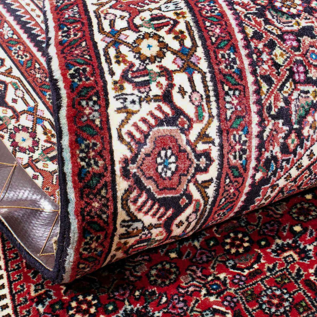 Alfombra persa - Bidjar - 185 x 110 cm - rojo