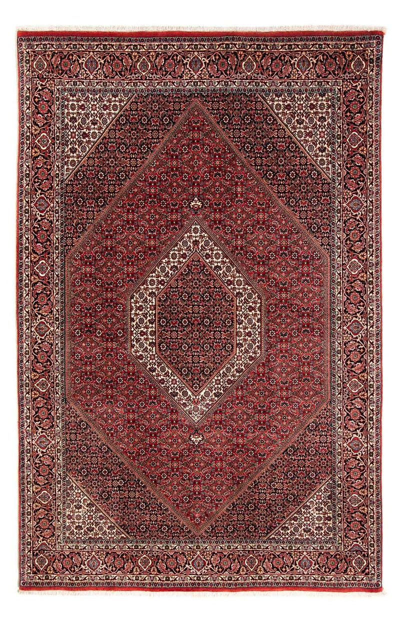 Alfombra persa - Bidjar - 250 x 170 cm - rojo oscuro