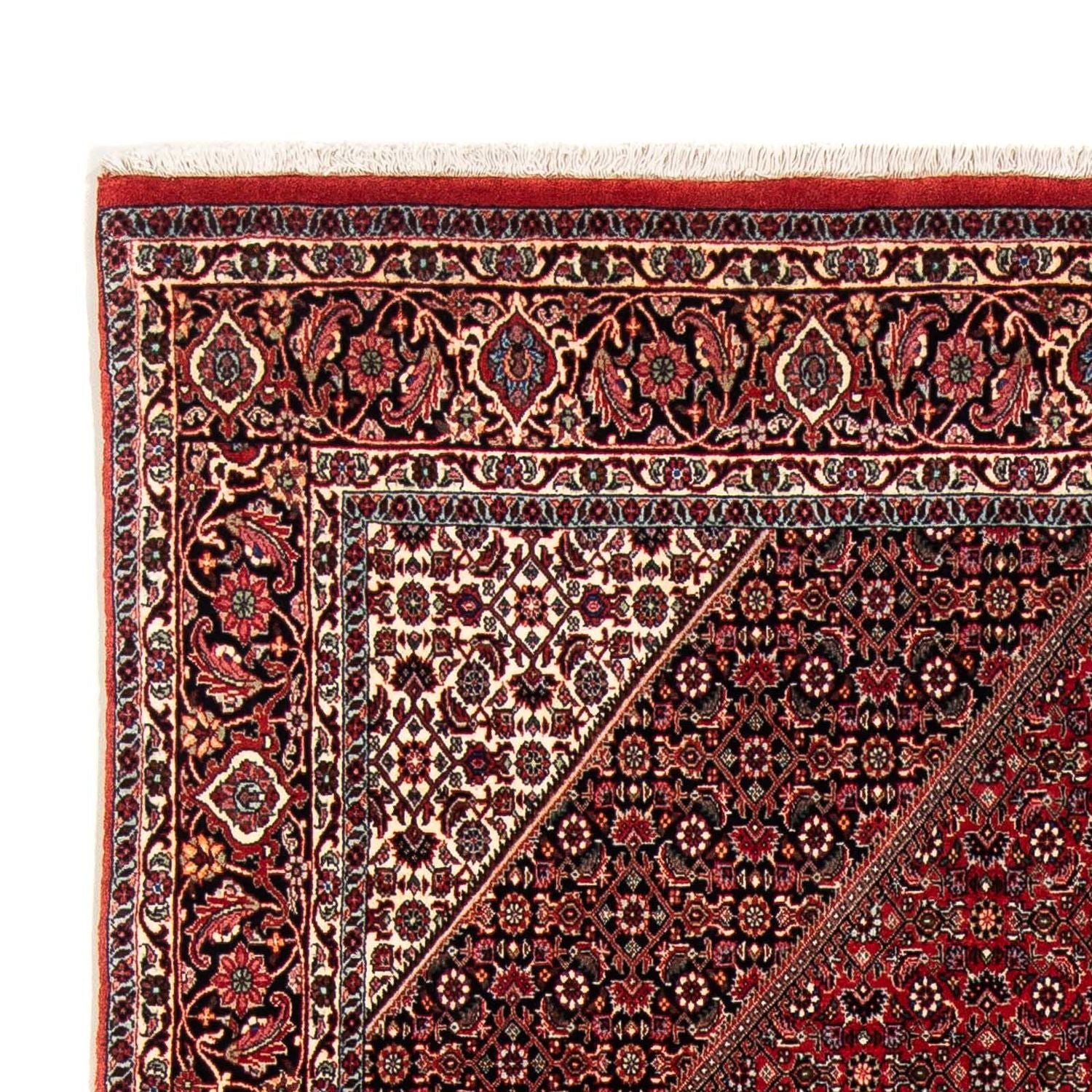 Alfombra persa - Bidjar - 250 x 170 cm - rojo oscuro