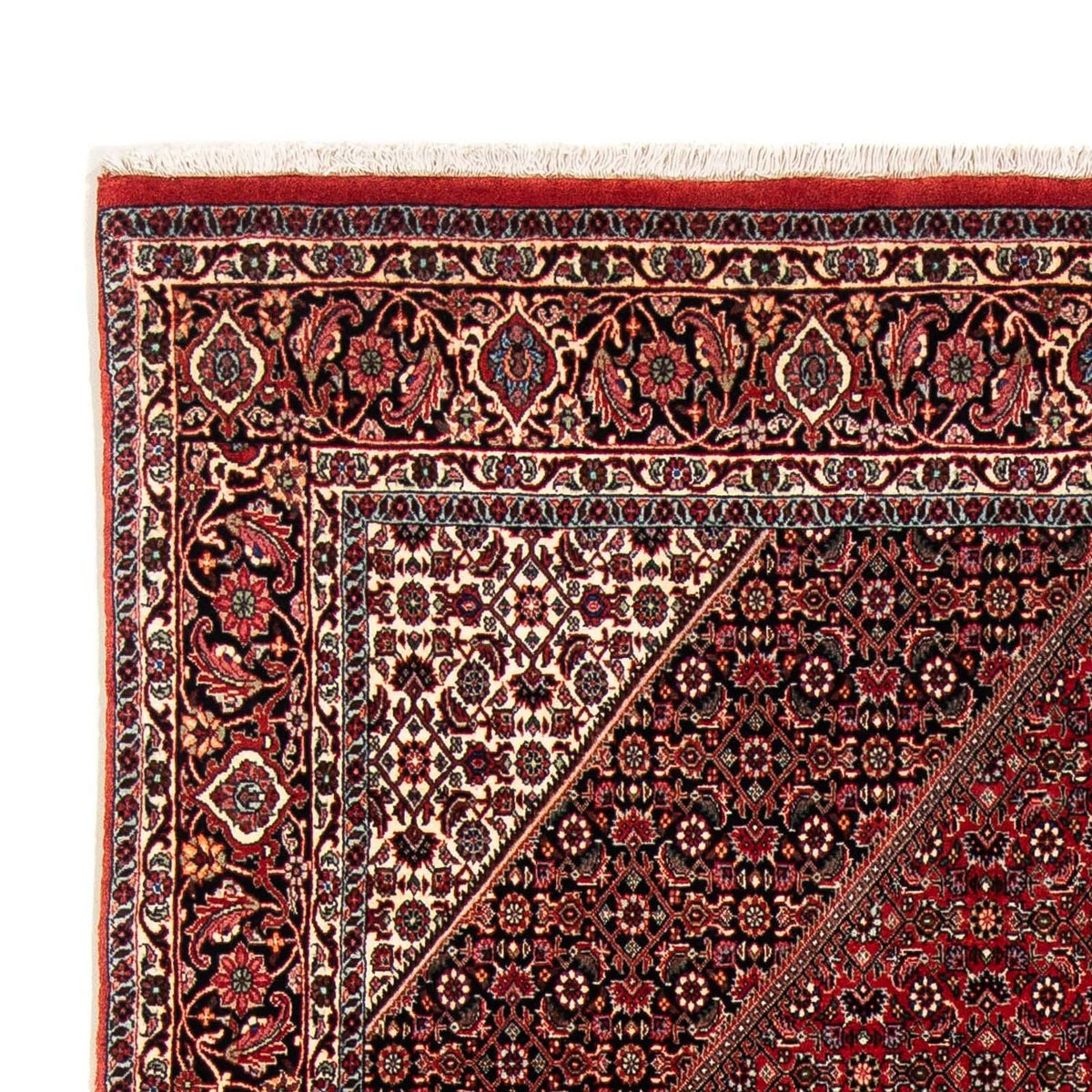 Alfombra persa - Bidjar - 250 x 170 cm - rojo oscuro