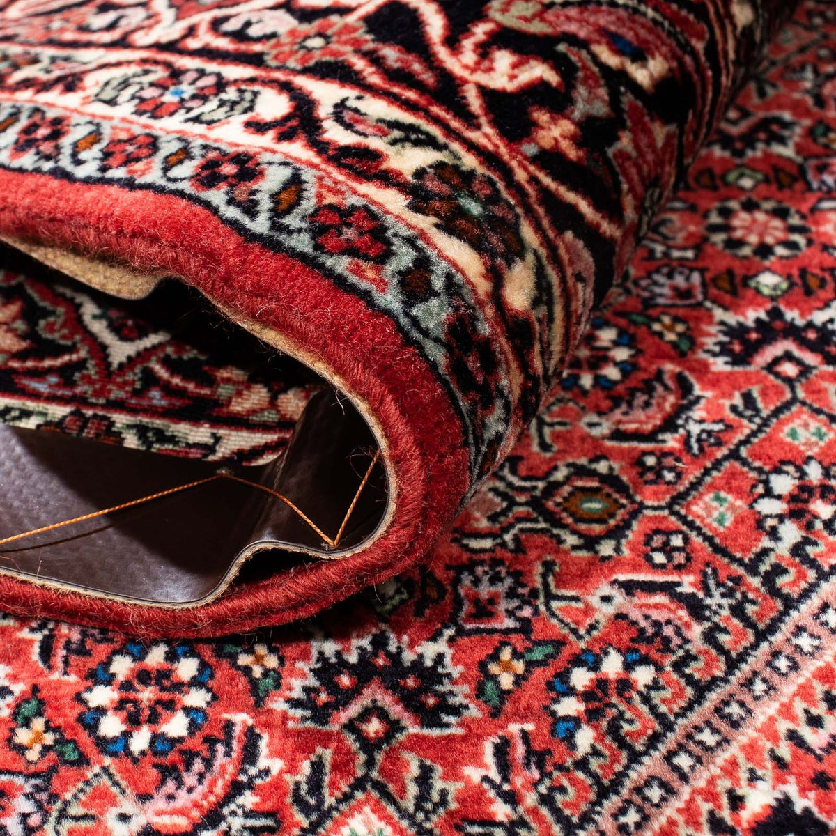 Alfombra persa - Bidjar - 250 x 170 cm - rojo oscuro