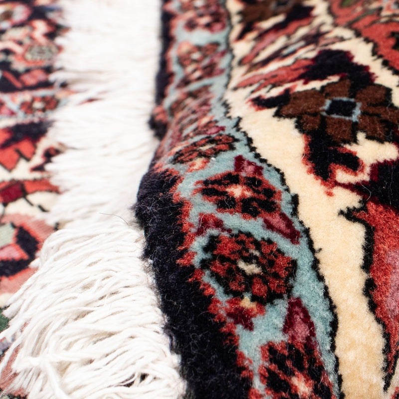Alfombra persa - Bidjar redondo  - 260 x 260 cm - rojo oscuro