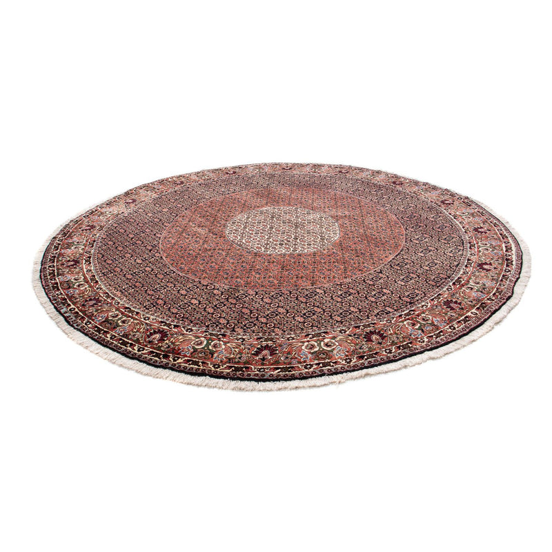 Alfombra persa - Bidjar redondo  - 260 x 260 cm - rojo oscuro