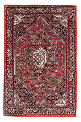 Alfombra persa - Bidjar - 175 x 111 cm - rojo
