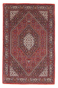 Alfombra persa - Bidjar - 175 x 111 cm - rojo