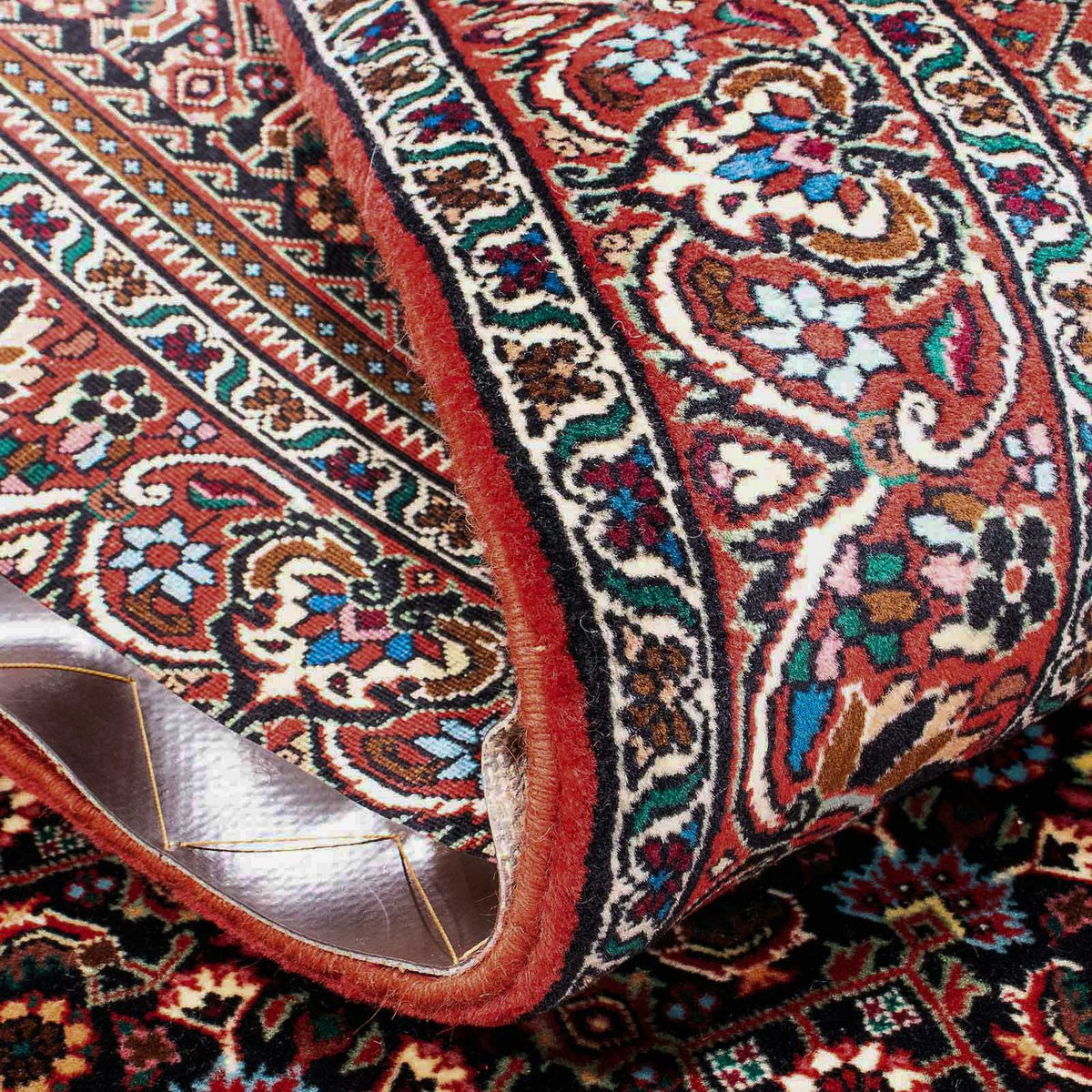 Alfombra persa - Bidjar - 190 x 111 cm - rojo