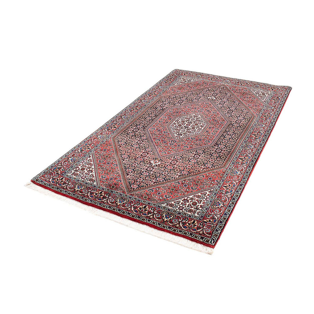 Alfombra persa - Bidjar - 190 x 111 cm - rojo