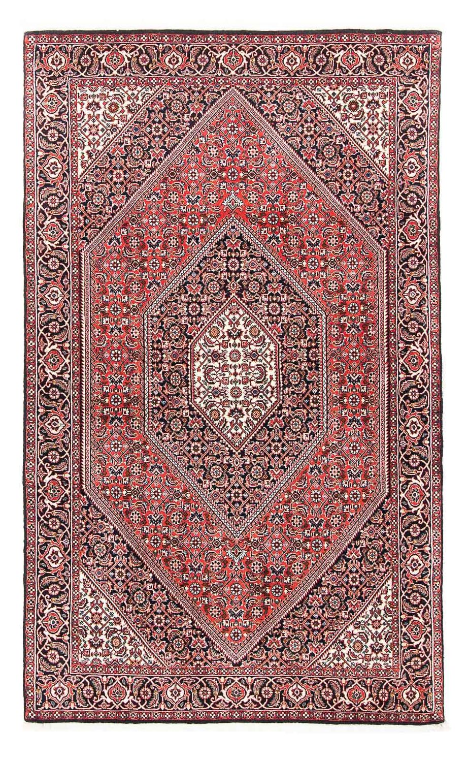 Alfombra persa - Bidjar - 186 x 109 cm - rojo