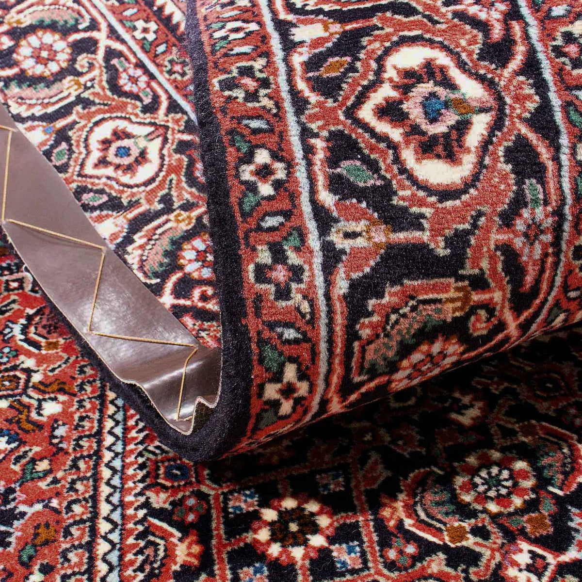 Alfombra persa - Bidjar - 186 x 109 cm - rojo