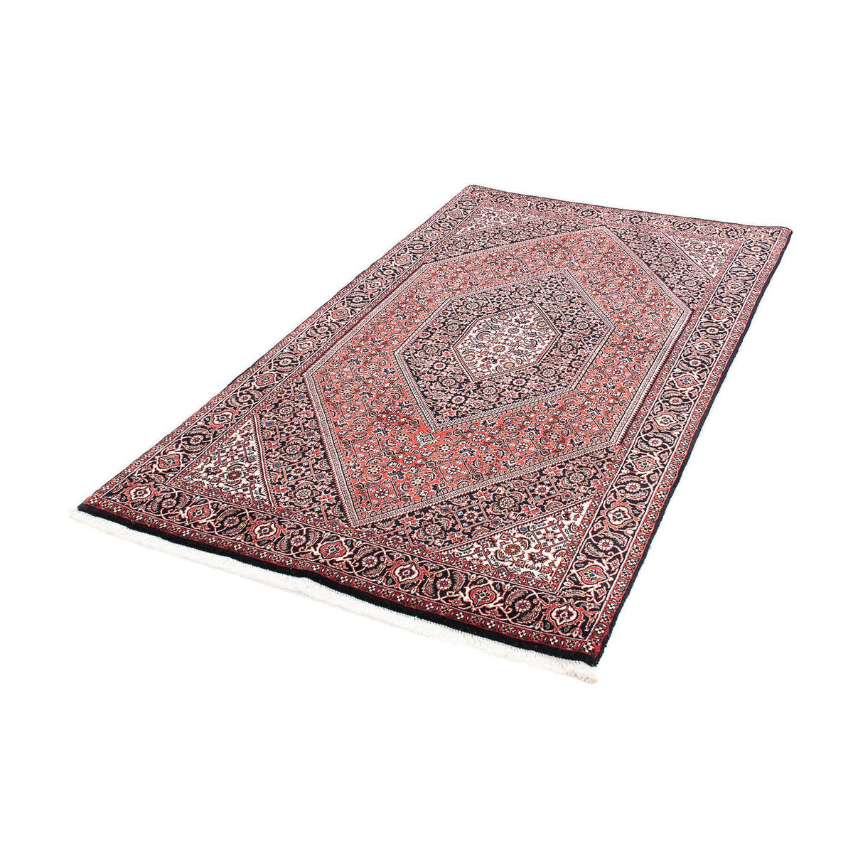 Alfombra persa - Bidjar - 186 x 109 cm - rojo