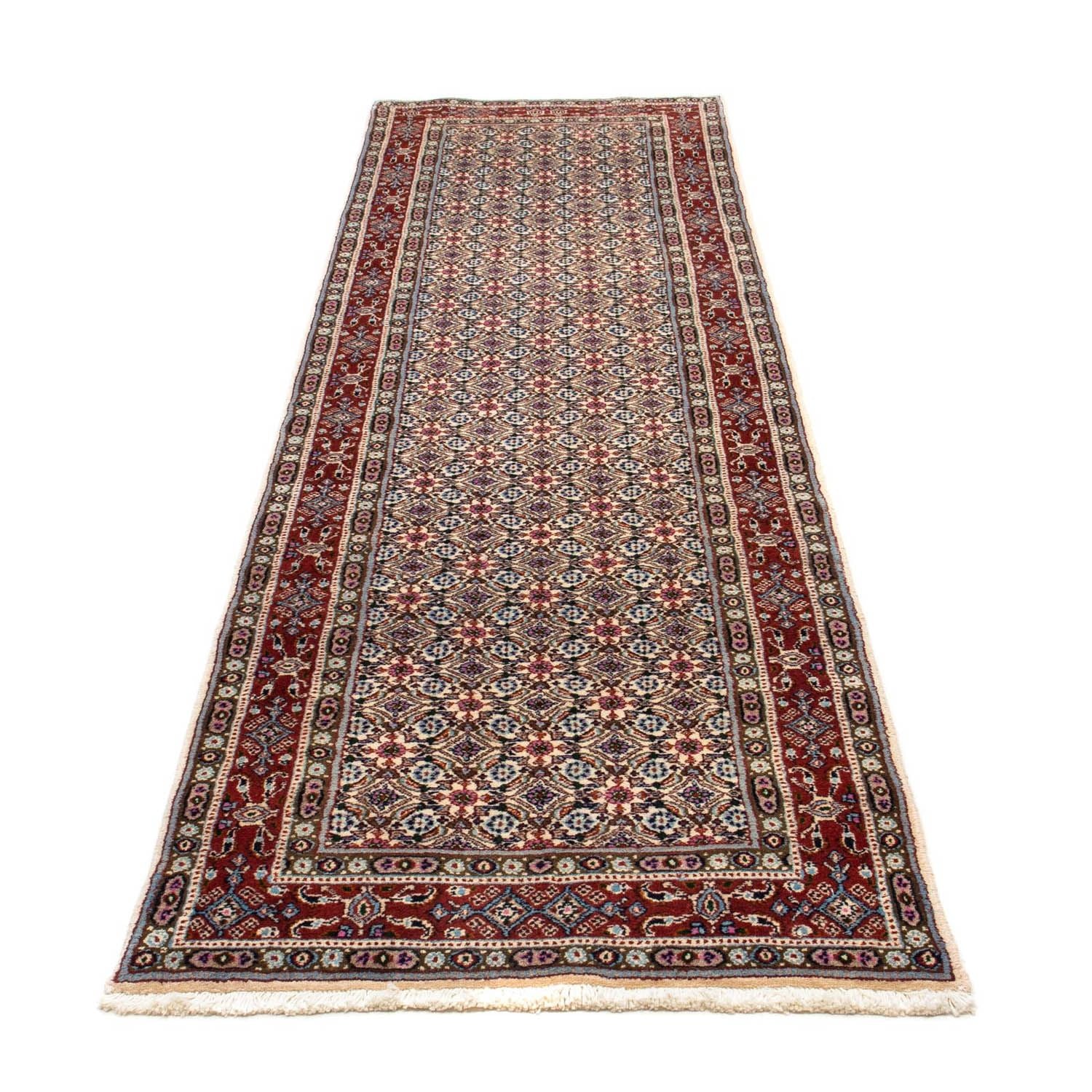 Alfombra de pasillo Alfombra persa - Clásica - 294 x 75 cm - beige
