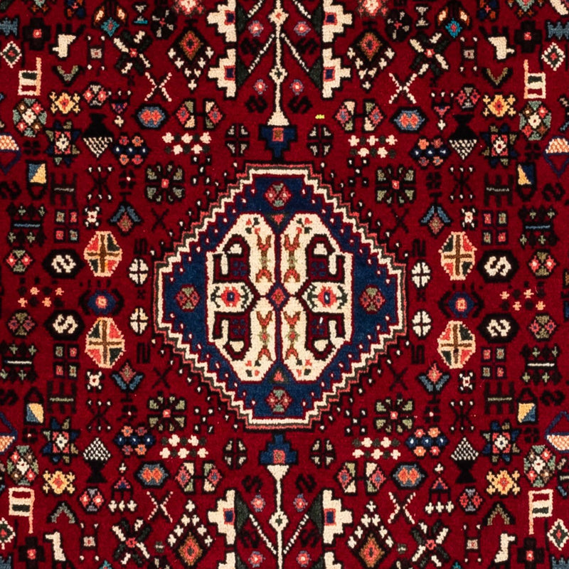 Alfombra persa - Nómada - 150 x 103 cm - rojo oscuro