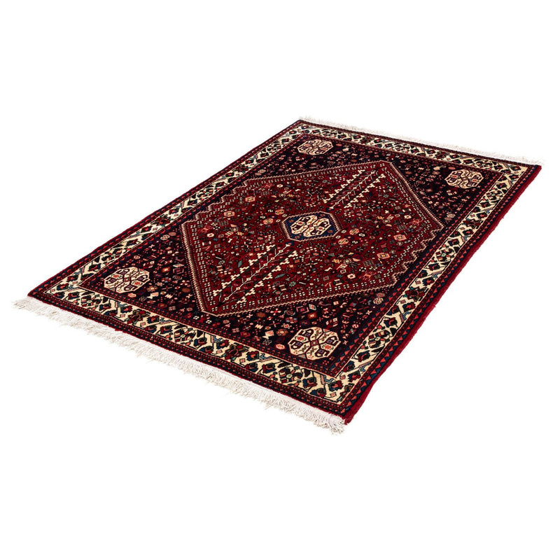 Alfombra persa - Nómada - 150 x 103 cm - rojo oscuro