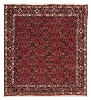 Alfombra persa - Bidjar cuadrado  - 212 x 206 cm - rojo oscuro