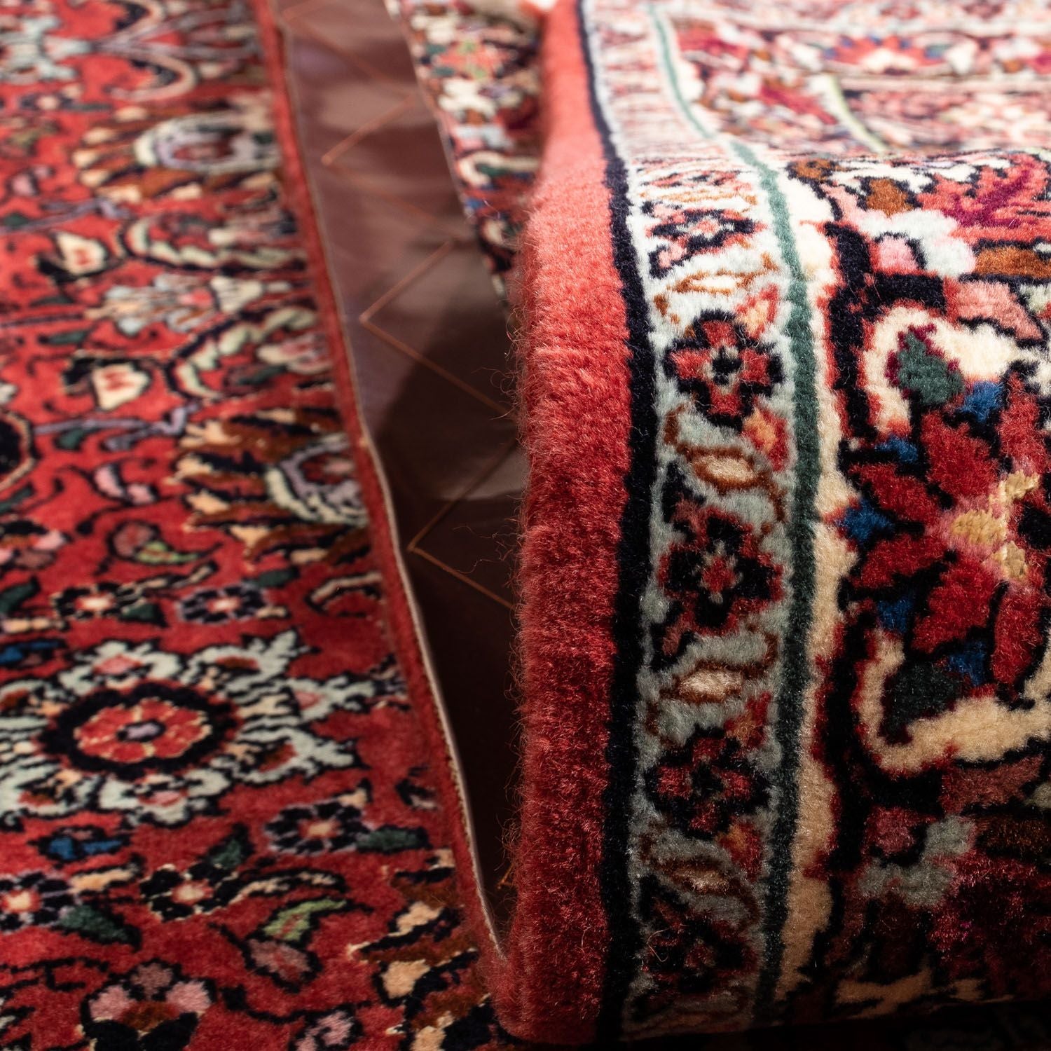 Alfombra persa - Bidjar - 349 x 252 cm - rojo