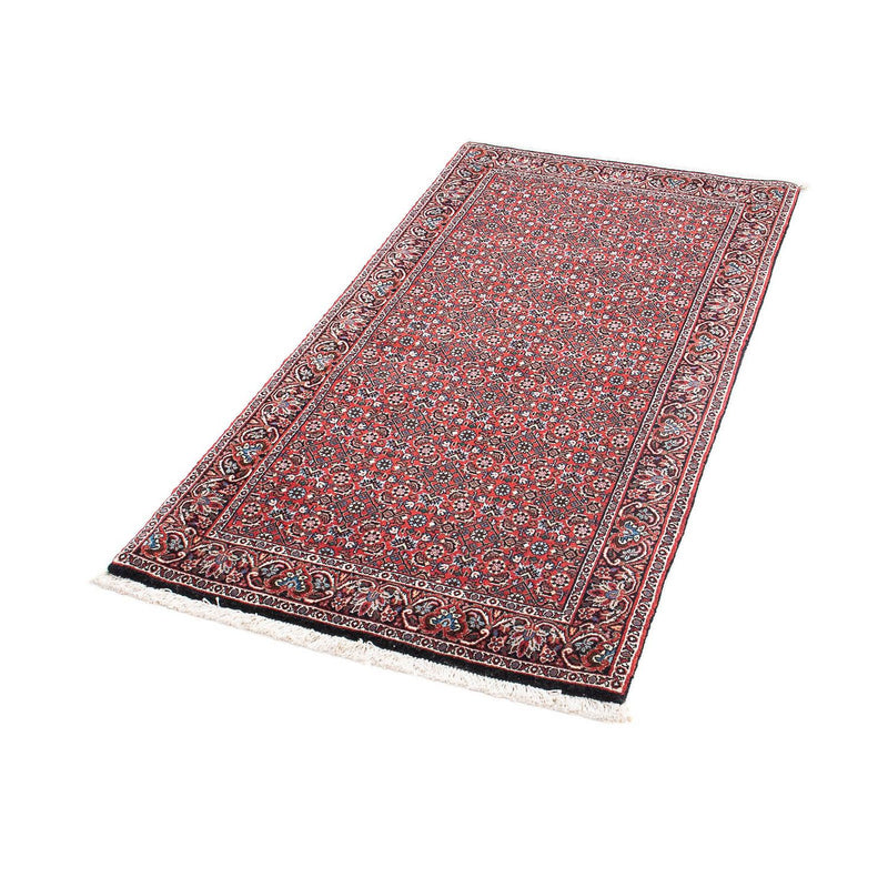 Alfombra persa - Bidjar - 139 x 70 cm - rojo
