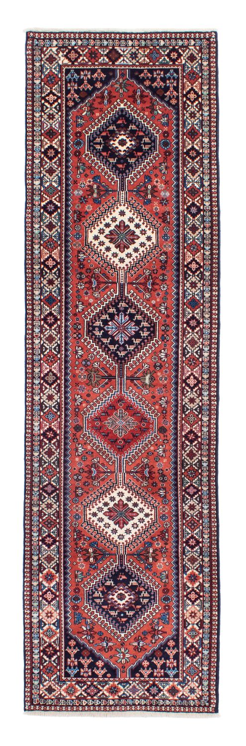 Alfombra de pasillo Alfombra persa - Bidjar - 289 x 79 cm - rojo