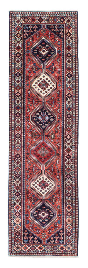 Alfombra de pasillo Alfombra persa - Bidjar - 289 x 79 cm - rojo
