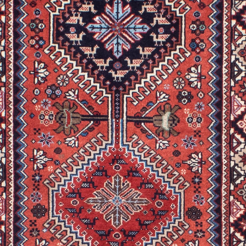 Alfombra de pasillo Alfombra persa - Bidjar - 289 x 79 cm - rojo