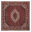 Alfombra persa - Bidjar cuadrado  - 250 x 250 cm - rojo oscuro