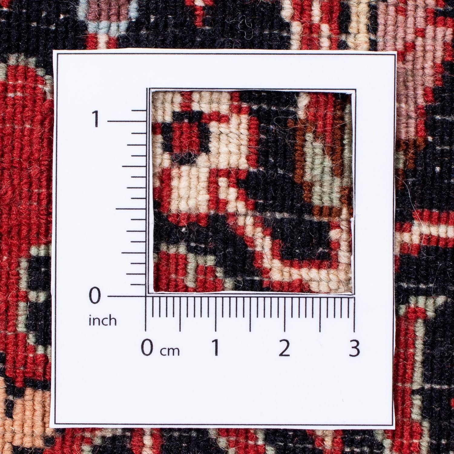 Alfombra persa - Bidjar cuadrado  - 250 x 250 cm - rojo oscuro