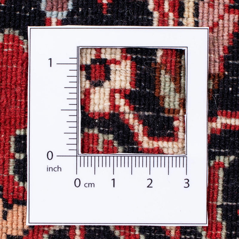 Alfombra persa - Bidjar cuadrado  - 250 x 250 cm - rojo oscuro