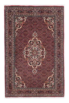 Alfombra persa - Bidjar - 202 x 132 cm - rojo claro