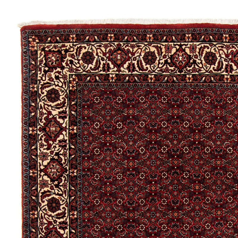Alfombra persa - Bidjar cuadrado  - 212 x 205 cm - rojo oscuro