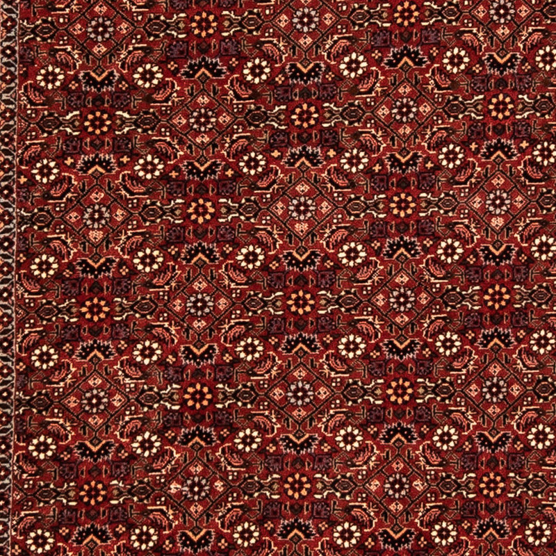 Alfombra de pasillo Alfombra persa - Bidjar - 304 x 86 cm - rojo oscuro