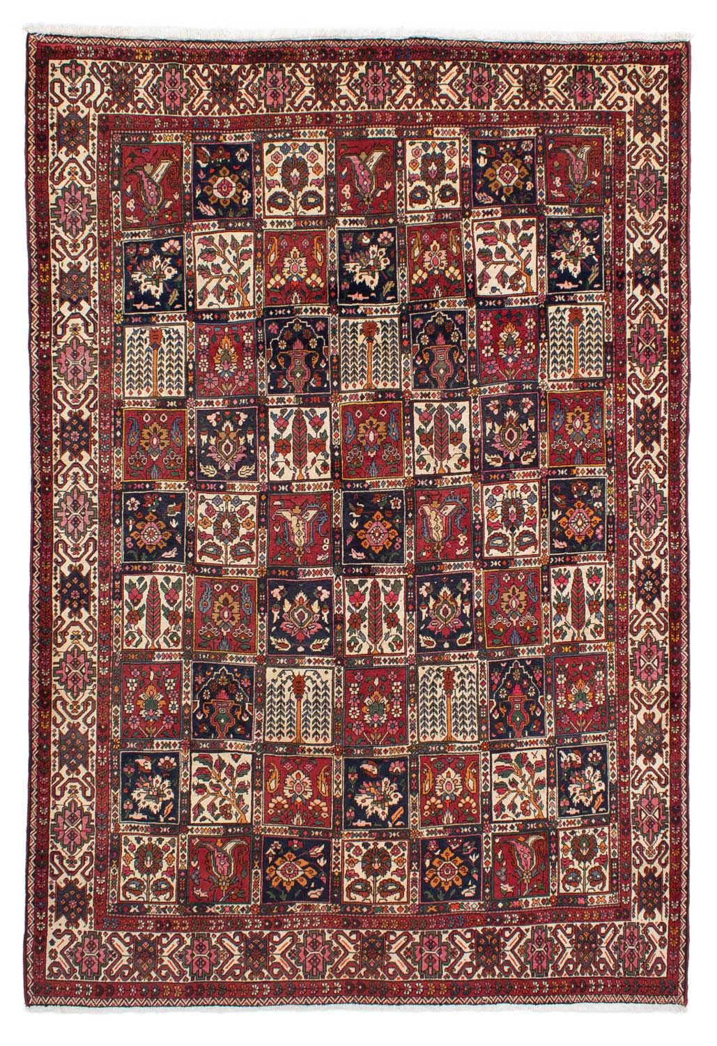 Alfombra persa - Nómada - 298 x 210 cm - rojo