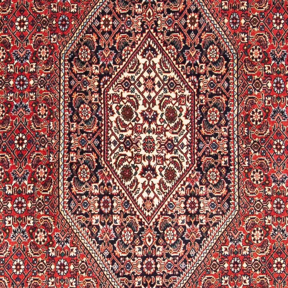Alfombra persa - Bidjar - 191 x 108 cm - rojo